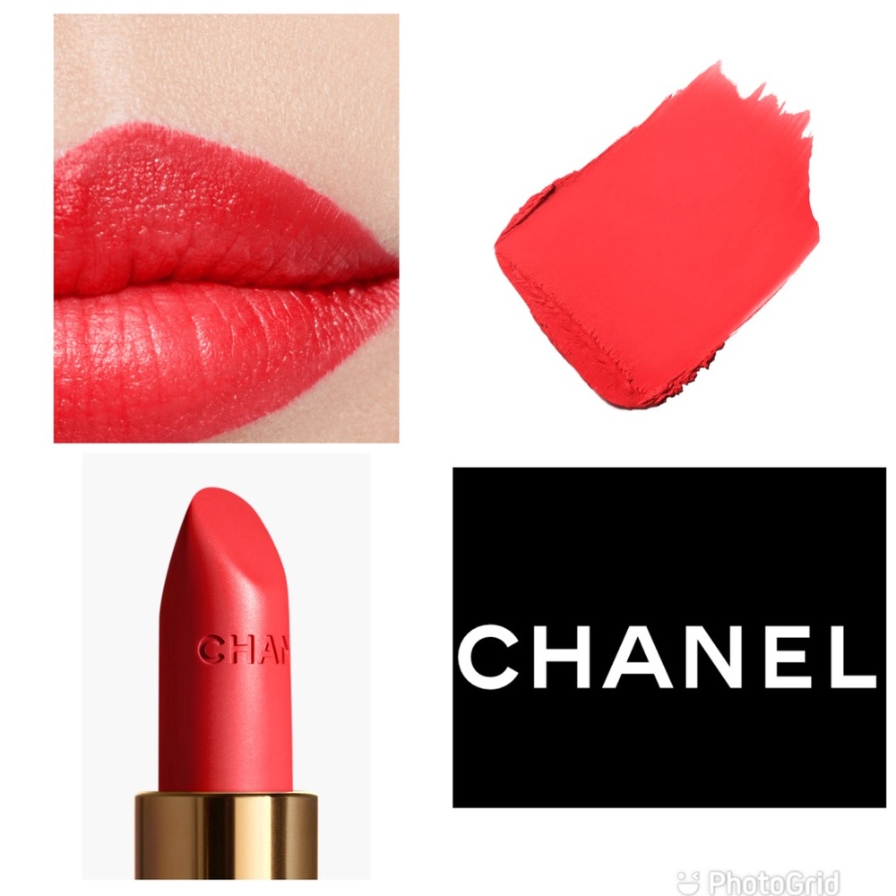NEW Chanel Rouge Allure Velvet Luminous Lip Color - 47 FLAMBOYANTE 0.12 OZ.